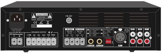 ενισχυτής συστημάτων 120W AC230V PA με MP3 SD BT FM