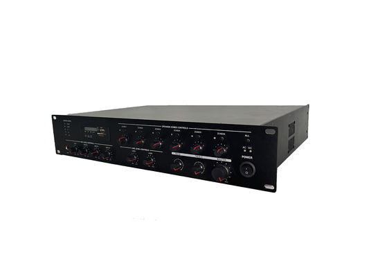 500W 6 εγχώριοι ακουστικοί Multizone ελεγκτής και ενισχυτής ζώνης με το δέκτη MP3 και FM