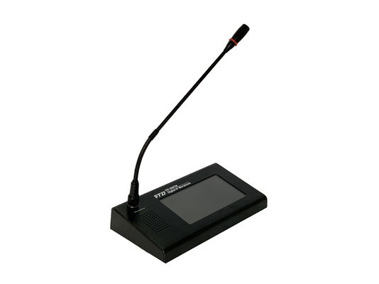Σύστημα 7in ΣΥΝΕΧΏΝ 24V IP δικτύων PA FTD μακρινό βασισμένο στη IP μικρόφωνο οθόνης αφής LCD