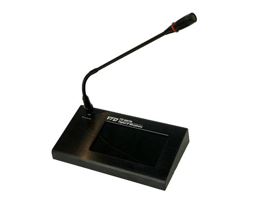 Σύστημα 7in ΣΥΝΕΧΏΝ 24V IP δικτύων PA FTD μακρινό βασισμένο στη IP μικρόφωνο οθόνης αφής LCD