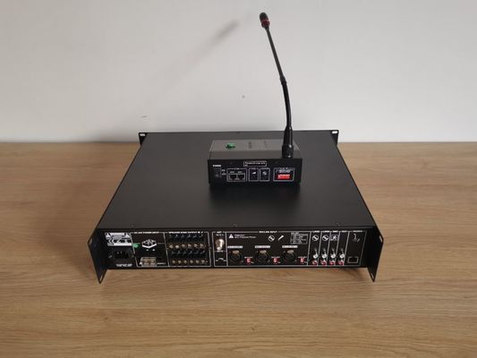 6 Amp αναμικτών ενισχυτών συστημάτων ζώνης 350W PA υποστήριξη 8 μακρινός καλώντας σταθμός