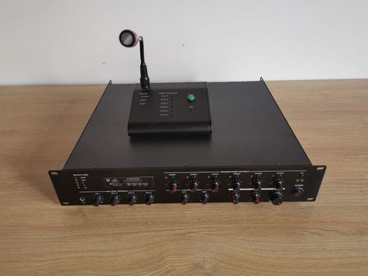 6 Amp αναμικτών ενισχυτών συστημάτων ζώνης 350W PA υποστήριξη 8 μακρινός καλώντας σταθμός