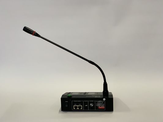 EN54 σταθμός DC24V 12 κλήσης συναγερμών φωνής μακρινό μικρόφωνο σελιδοποίησης ζωνών