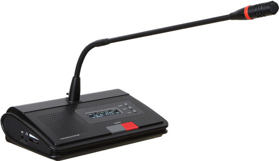 UHF κύριος ελεγκτής συστημάτων διασκέψεων FTD DC12V ασύρματος με MP3 το μαγνητόφωνο