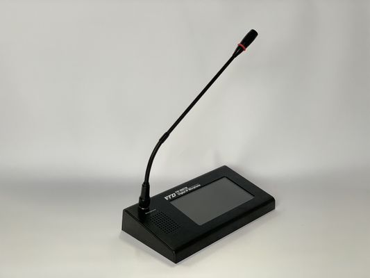 70dB μακρινό μικρόφωνο σελιδοποίησης οθόνης αφής συστημάτων δικτύων PA IP