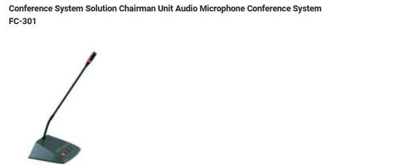 Λύση συστημάτων διασκέψεων πρόεδρος Unit Audio Microphone Conference σύστημα